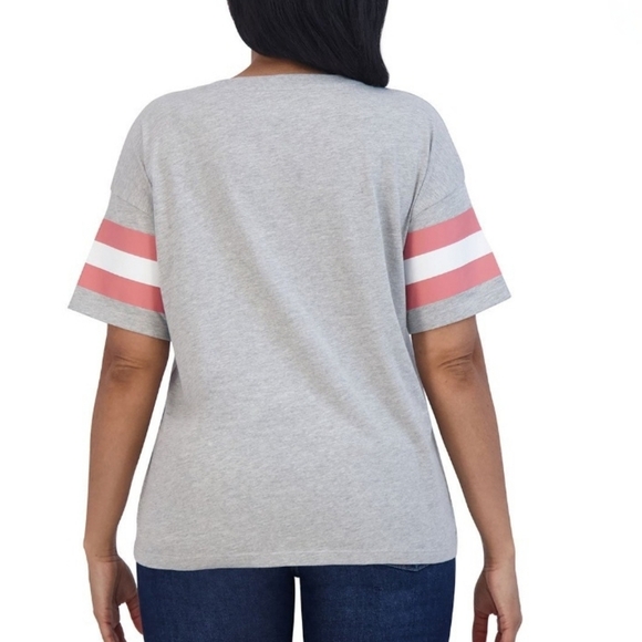 NASCAR Racing Licensed Varsity Graphic Tee Grey M - Picture 4 of 10